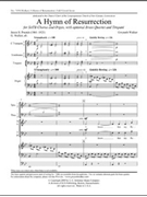 Hymn Of Resurrection by Walker Gwyneth Pounds Jessie B. for SATB
