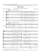 Blessing by Conte David Stirling Walker John for SATB