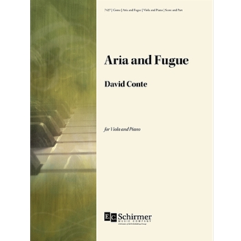 Aria and Fugue by Conte David for Viola and Piano