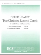Christmas Hath A Darkness by Healey Derek Rossetti Christina for SATB