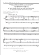 My Beloved Son by Walker Gwyneth von Bingen Hildegard for SATB
