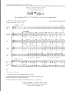 Still Waters by Eakin James Granville for Soprano Solo SATB divisi