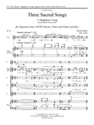 Magdalene's Song by Healey Derek Healey Derek for Soprano Solo SATB