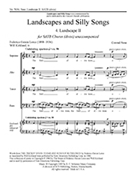 Landscapes and Silly Songs: 4 Landscape II