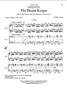 The Dream Keeper: 4. Song