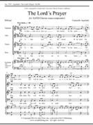 Lord's Prayer by Aquilanti Giancarlo for SATB a cappella