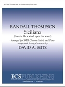 Siciliano (Love is like a wind upon the water) (Choral Score)
