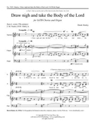 Draw nigh and take the Body of the Lord by Healey Derek Neale J. M. for SATB