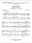 Pater Noster for