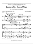 Creator of the Stars of Night by White David Ashley for SATB a cappella