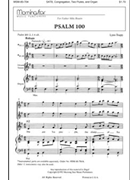 Psalm 100 (Choral Score)