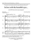 In love with the beautiful eyes for