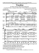 Vocalise for