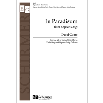 In paradisum from Requiem Songs (Choral/Full Score)