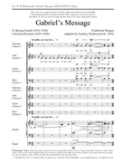 Gabriel's Message by Wadsworth Zachary Baring-Gould Sabine|Rossetti Christina for SATB/SATB