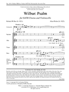 Wilbur - Psalm by Parker Alice for SATB