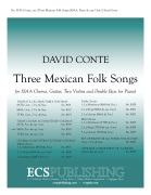 Three Mexican Folk Songs by Conte David - Conte David - for Full Score for SSAA Version