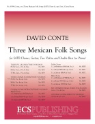 Three Mexican Folk Songs by Conte David - Conte David - for Instrumental Parts