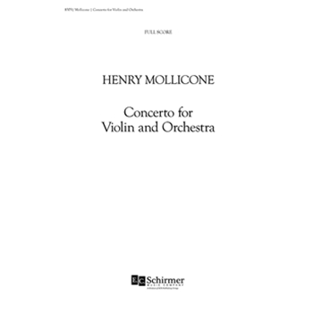 Concerto for Violin and Orchestra (Additional Orchestra Score)