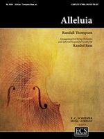 Alleluia by Thompson Randall - Bass Randol Alan - for String Orchestra