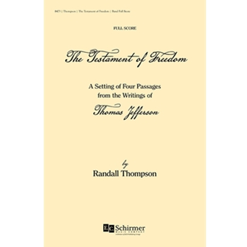 The Testament of Freedom (Concert Band Full Score)