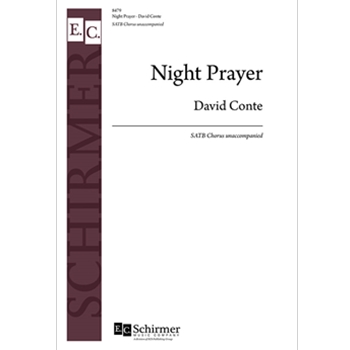 Night Prayer by Conte David John Williamson for SATB a cappella