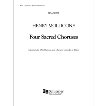 Four Sacred Choruses - Additional Full Score by Mollicone Henry for Full Score