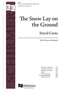 Snow Lay on the Ground by Conte David for SSAA and Piano