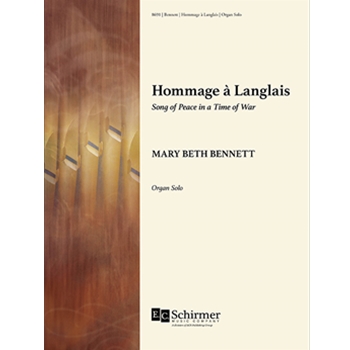 Song of Peace i a Time of War by Bennett Mary Beth for Organ