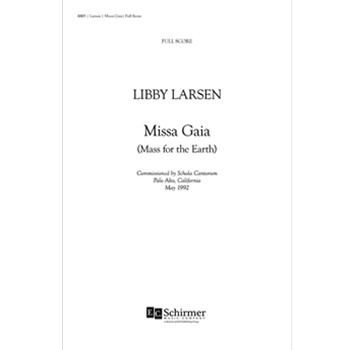 Missa Gaia: Mass for the Earth (Additional String Ensemble Score)