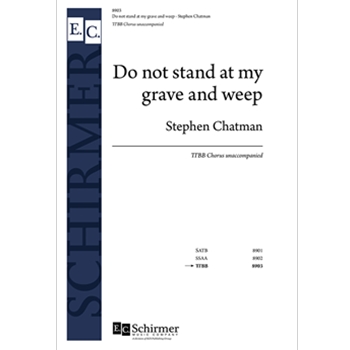 Do not stand at my grave and weep