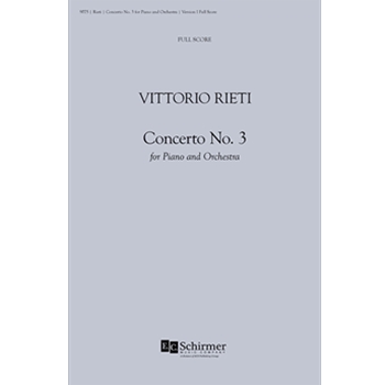 Concerto No. 3 for Piano & Orchestra, Version 1 (Additional Full Score)