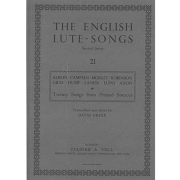 Twenty Songs from Printed Sources