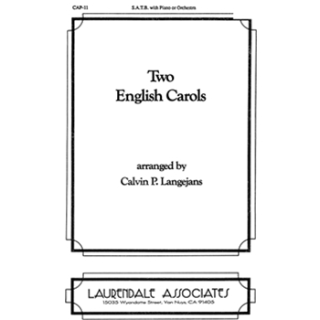 Two English Carols (Choral Score)