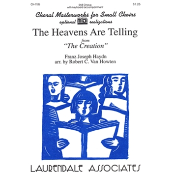 Heavens Are Telling The by Haydn Joseph - Van Howten Robert - for SAB