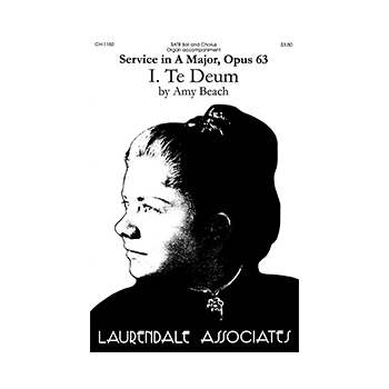 Te Deum from Service in A Major Opus 63