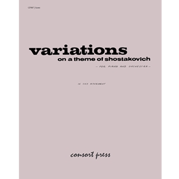 Variations on a Theme of Shostakovich (Orchestra & Piano Score)