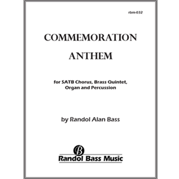 Commemoration Anthem (Choral Score)
