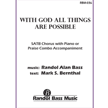With God All Things Are Possible (Choral Score)
