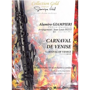 CARNAVAL DE VENISE CLARINETTE SIB ET ORCHESTRE A CORDES