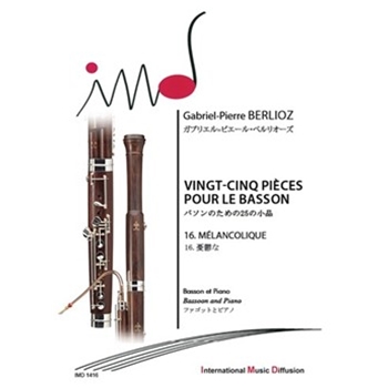 MELANCOLIQUE EXTRAIT DES 25 PIECES POUR LE BASSON