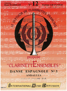 Andalouza by Granados Enrique - Bouchet - for Clarinet Ens