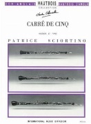Carre De Cinq by Sciortino Patrice for Oboe and Piano