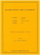 Quatre Petits Airs Classiques by Divers Auteurs - Couturier Jean-Louis - for French Horn and Piano