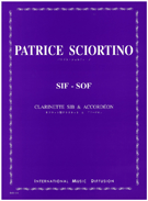 Sif Sof by Sciotino P for Clarinet Solo