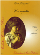Un Matin by Ledeuil Eric for Flute and Piano