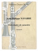 3 Etudes De Caractere by Navarre for Clarinet