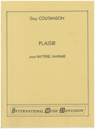 Plaisir by Coutanson Guy for Marching Band