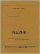 Alpha by Pomey J M for Clarinet Solo