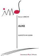 Alike by Leriche Daniel for Brass Quintet